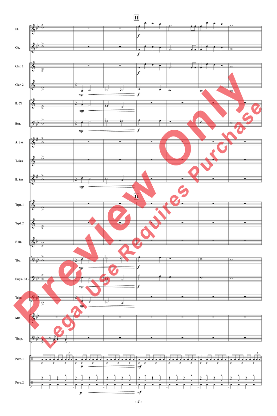 Jingle Jolly Jangle Jingle Jolly Jangle Concert Band scores gallery preview page 5