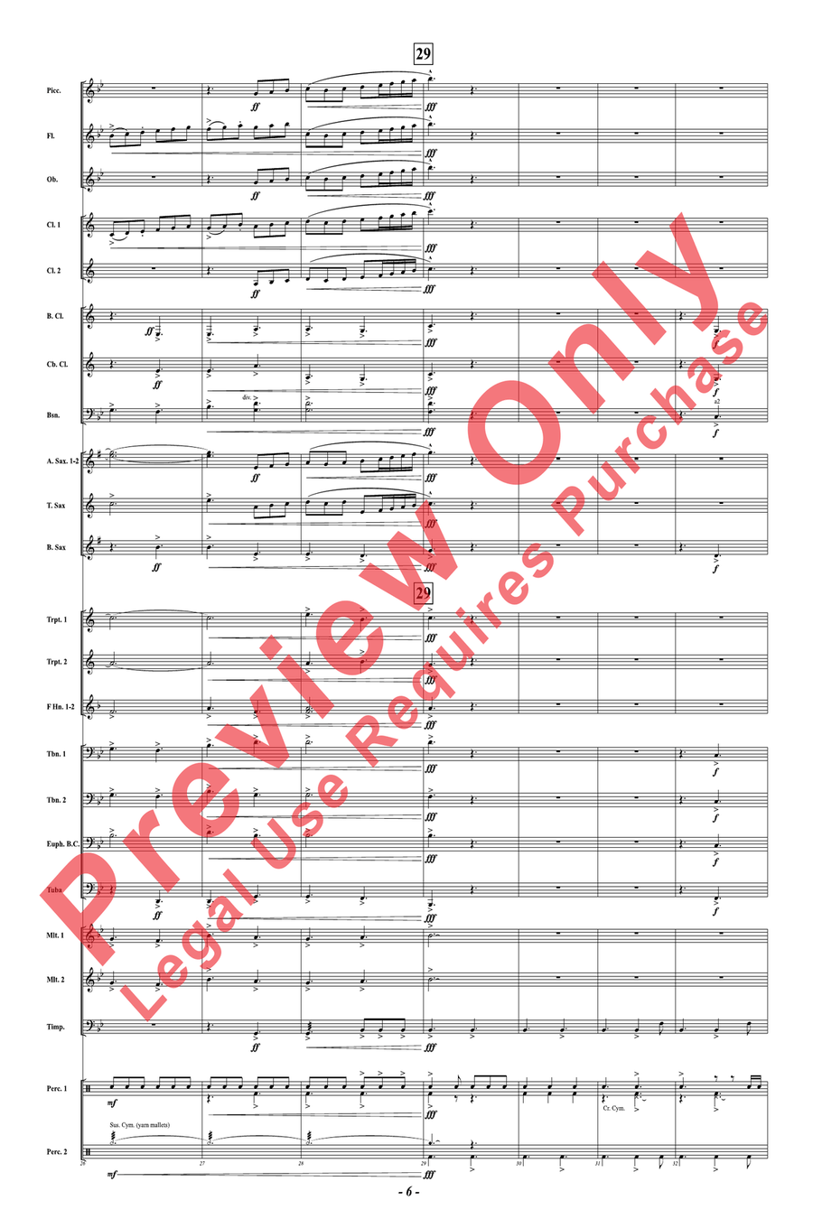 When Grace Shines Brightly Concert Band scores gallery preview page 7