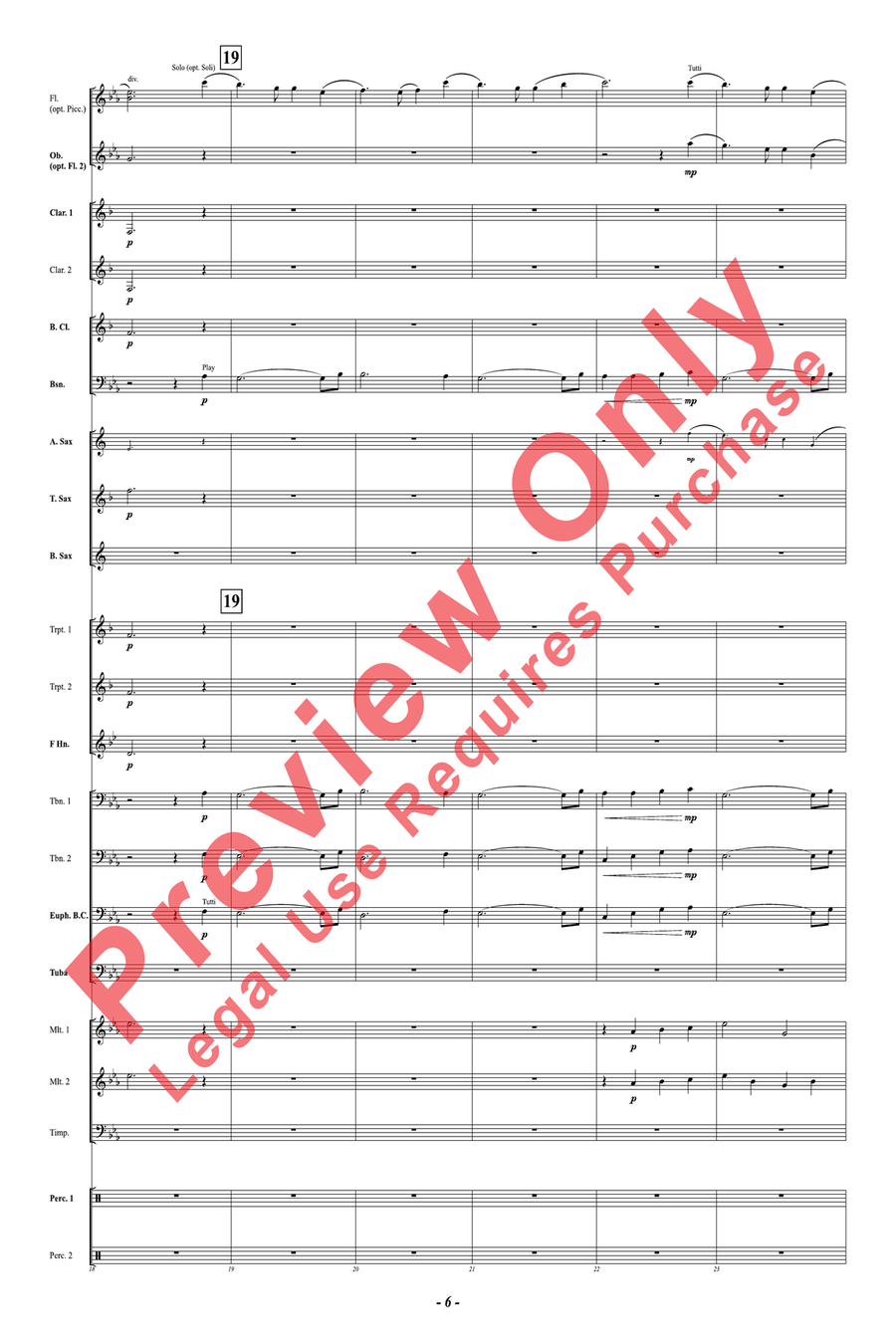 For The Sake Of Old Times Concert Band scores gallery preview page 7