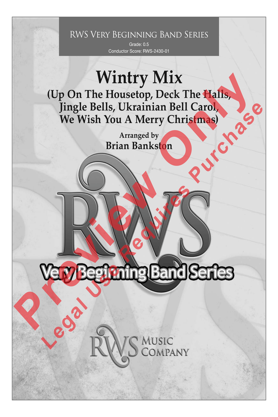 Wintry Mix Wintry Mix Concert Band scores gallery preview page 2