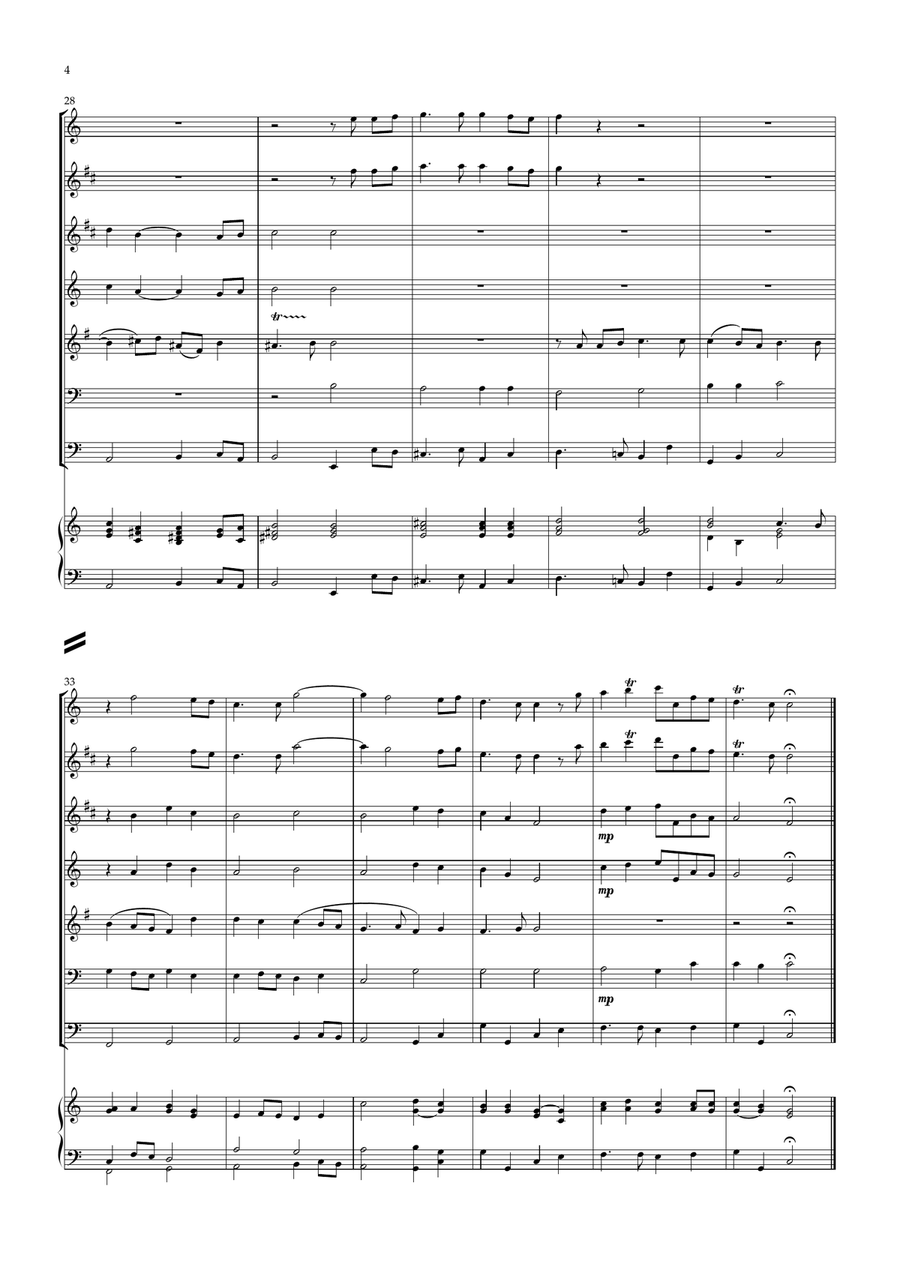 Eternal Source of Light Divine Brass Ensemble scores gallery preview page 4