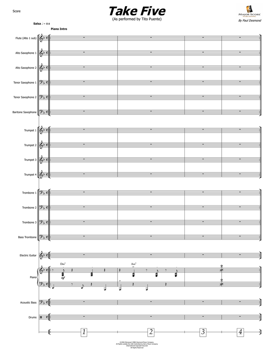 Take Five Jazz Ensemble scores gallery preview page 2