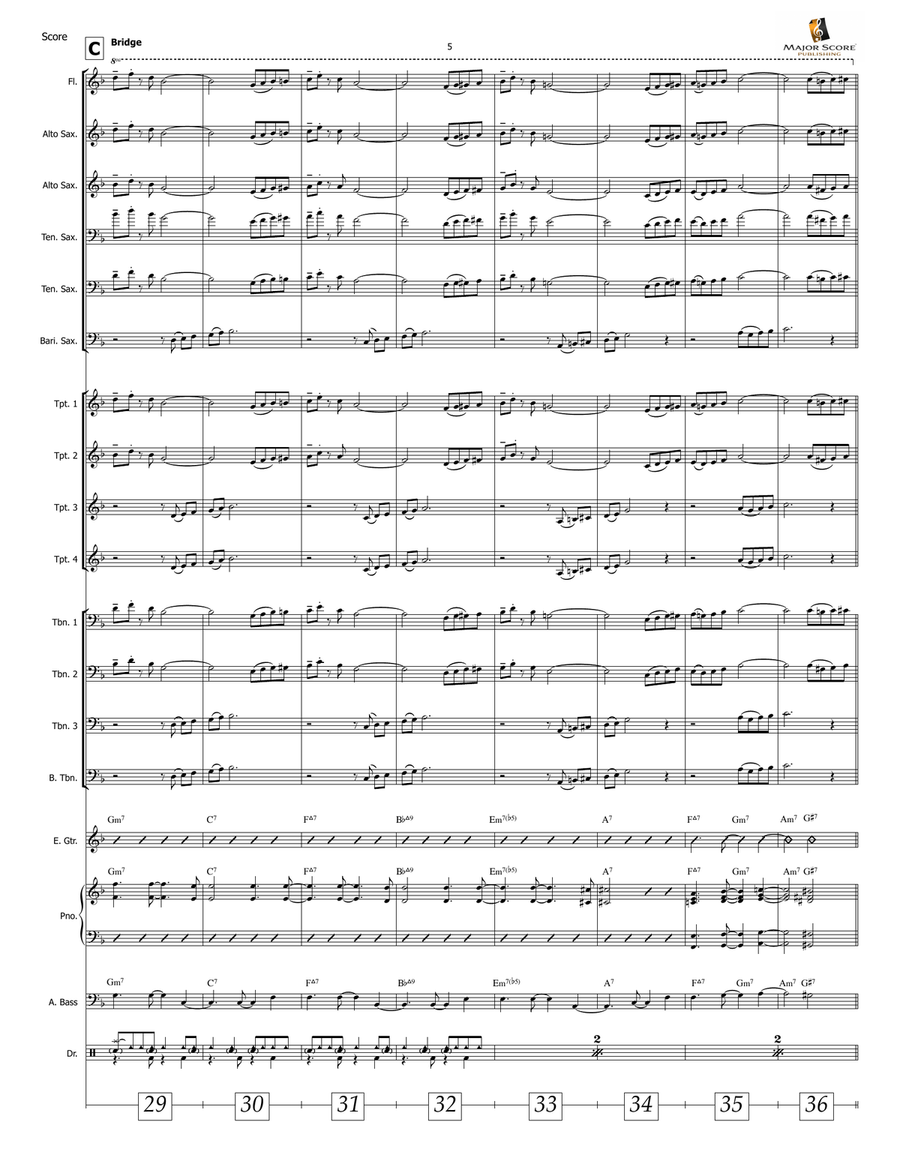 Take Five Jazz Ensemble scores gallery preview page 6