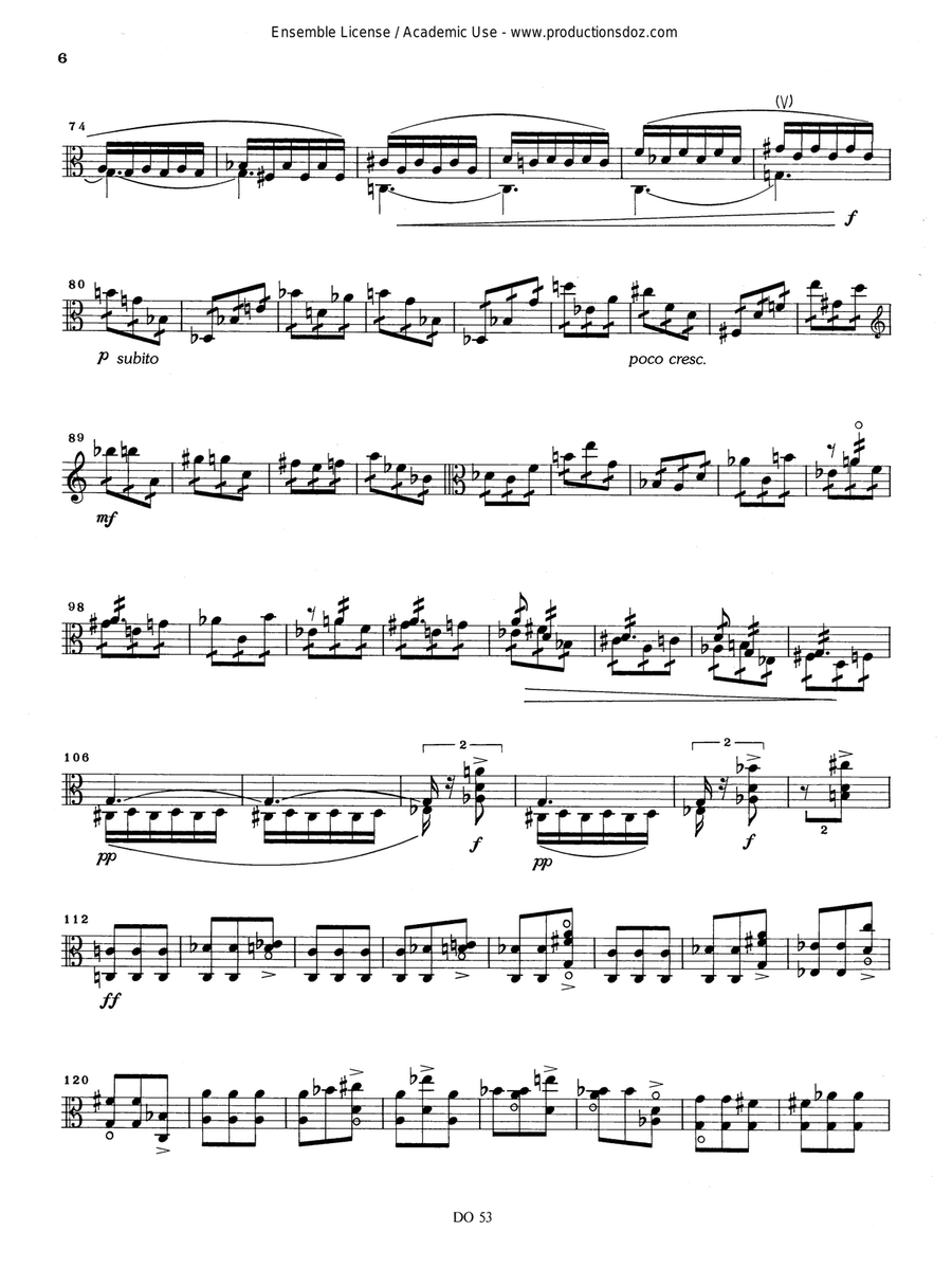 Variations op. 11 Variations op. 11 Viola Solo scores gallery preview page 6