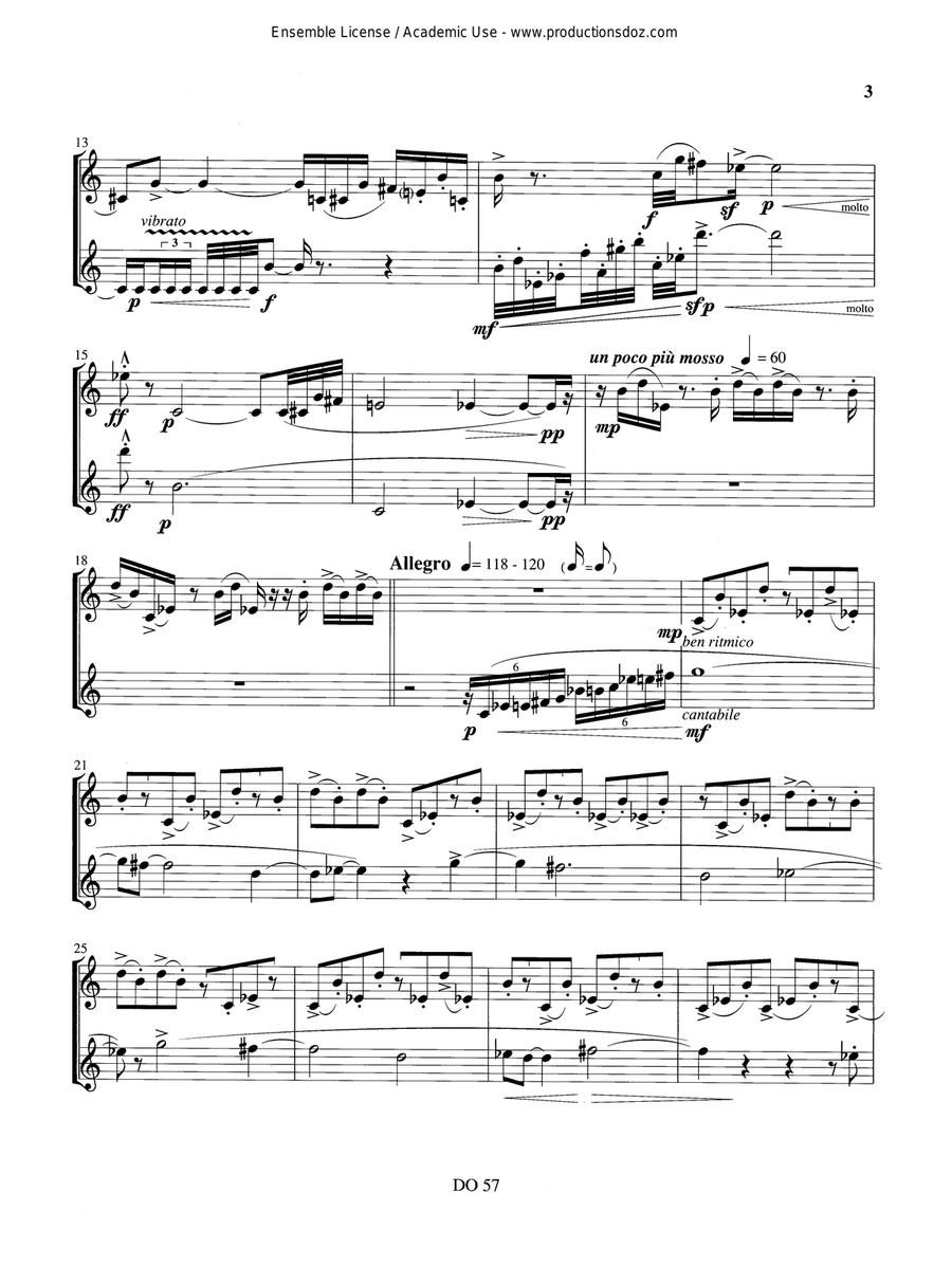 Duolet Duolet Flute Duet scores gallery preview page 3