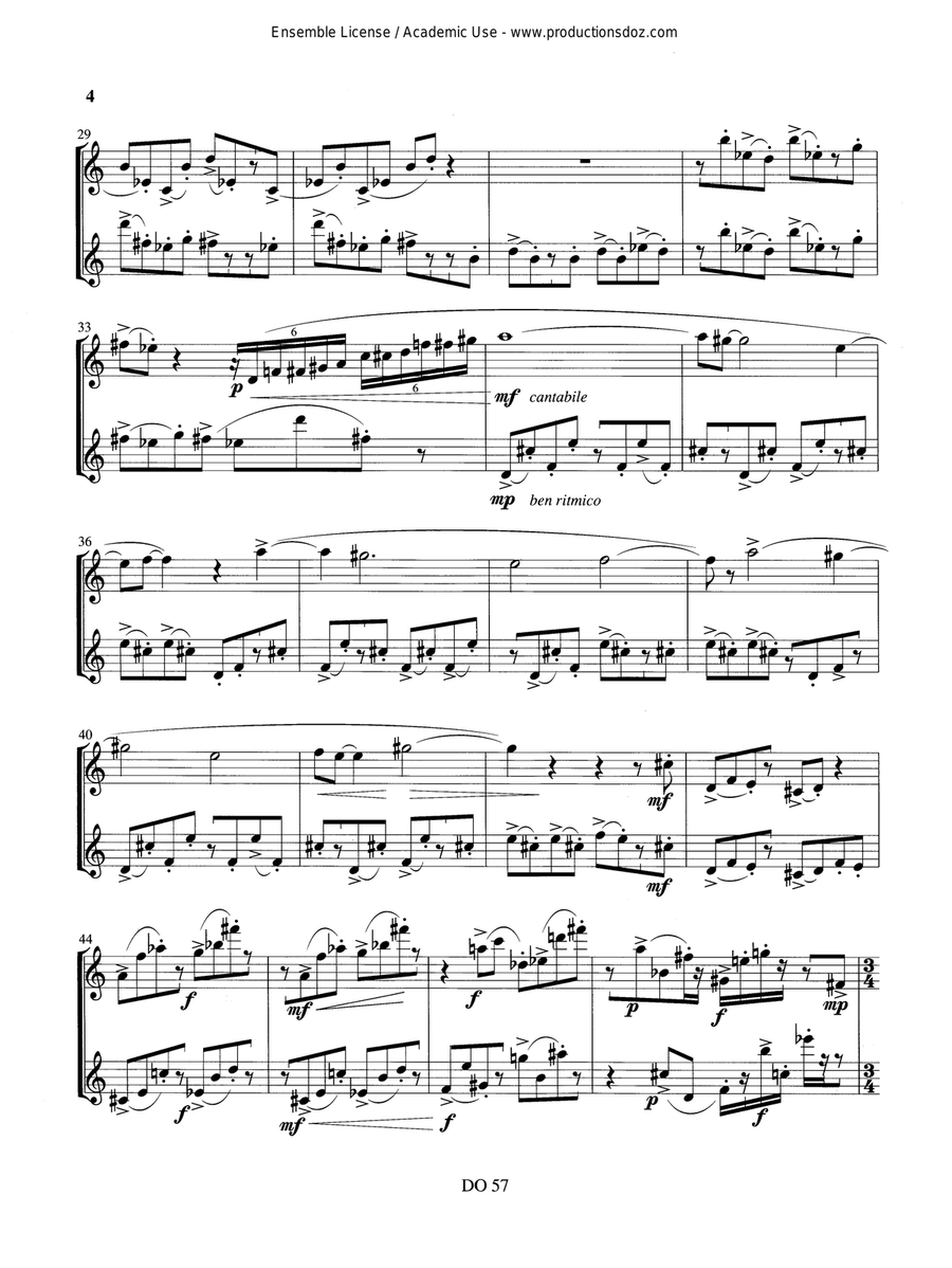Duolet Duolet Flute Duet scores gallery preview page 4