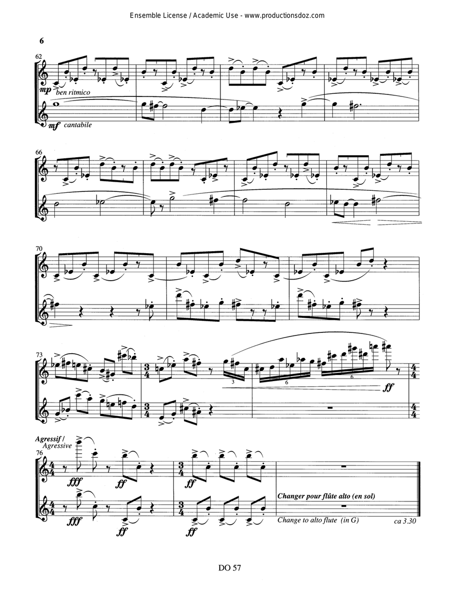 Duolet Duolet Flute Duet scores gallery preview page 6