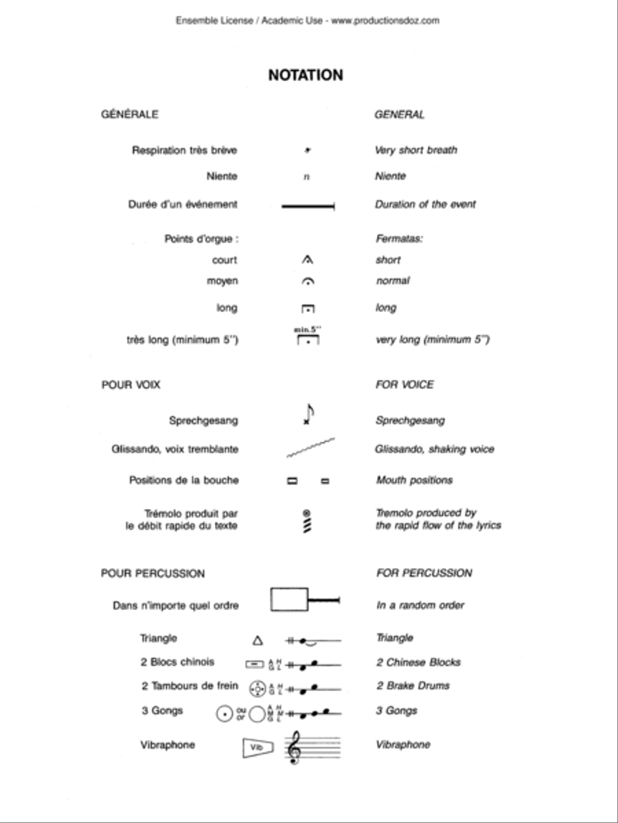 Prophétie 2 (soprano / perc.) Score scores gallery preview page 2