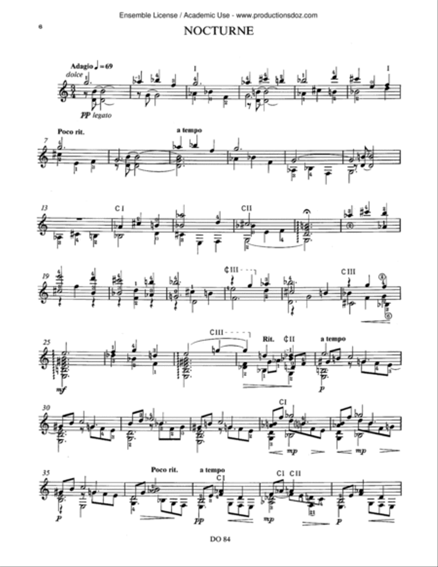 Suite op. 41 Suite op. 41 Classical Guitar scores gallery preview page 6