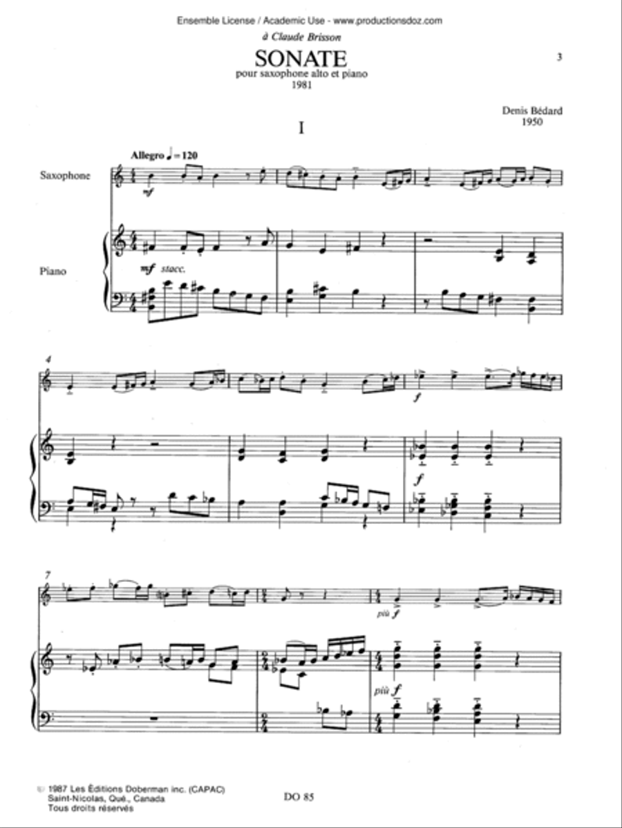 Sonate Sonate Piano Accompaniment scores gallery preview page 3