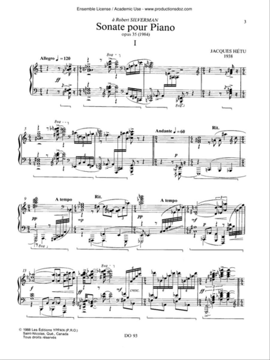 Sonate op. 35 Sonate op. 35 Piano Solo scores gallery preview page 3