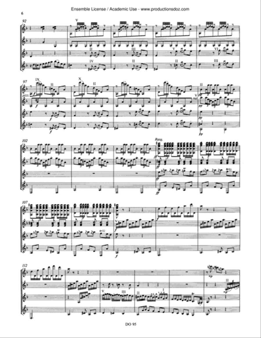 Introduction et Fandango Guitar Ensemble scores gallery preview page 6