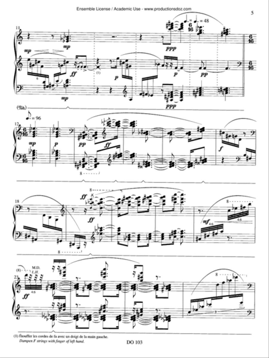 In the Stillness of the Seventh Autumn Piano Solo scores gallery preview page 5