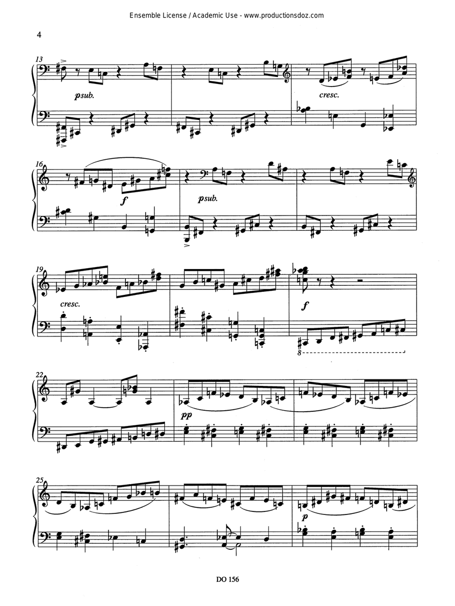 Toccata, opus 1 Toccata, opus 1 Piano Solo scores gallery preview page 4