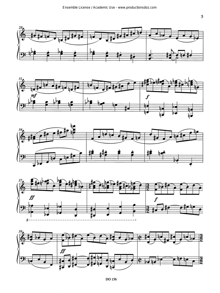 Toccata, opus 1 Toccata, opus 1 Piano Solo scores gallery preview page 5