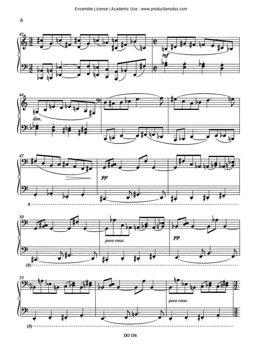 Toccata, opus 1 Toccata, opus 1 Piano Solo scores gallery preview page 6
