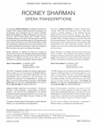 Opera Transcriptions