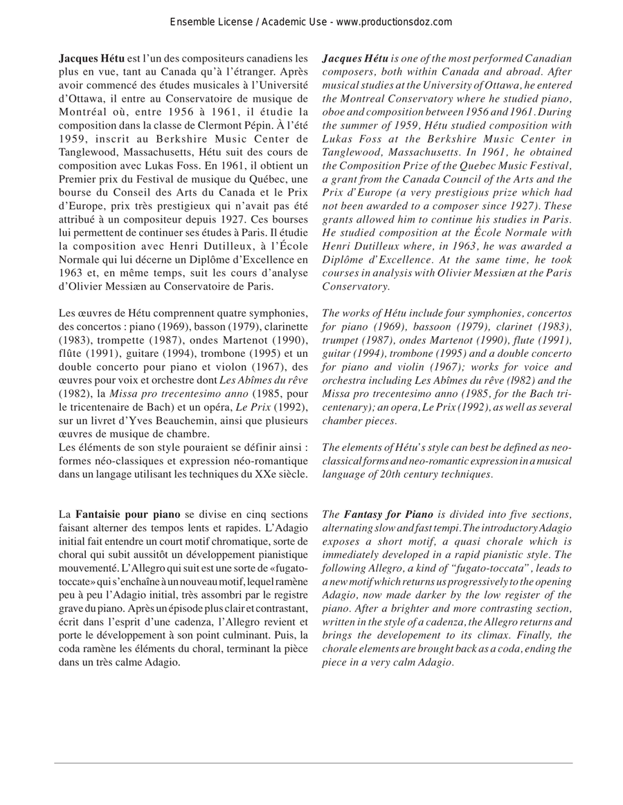 Fantaisie pour piano op. 59 Piano Solo scores gallery preview page 2