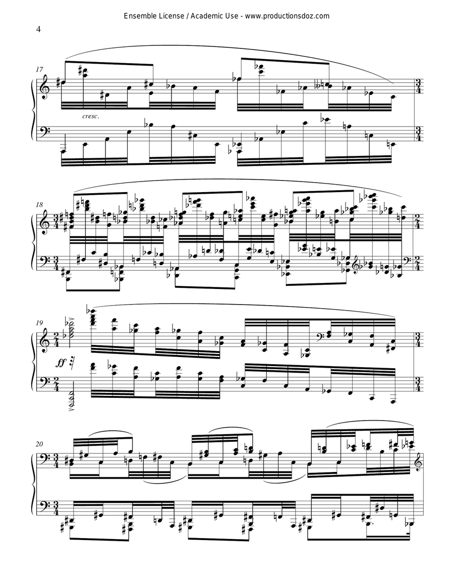 Fantaisie pour piano op. 59 Piano Solo scores gallery preview page 4