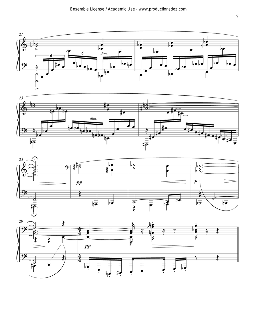 Fantaisie pour piano op. 59 Piano Solo scores gallery preview page 5