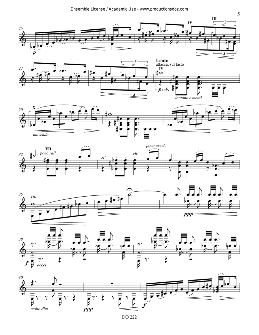 Tríptico botánico Tríptico botánico Classical Guitar scores gallery preview page 5