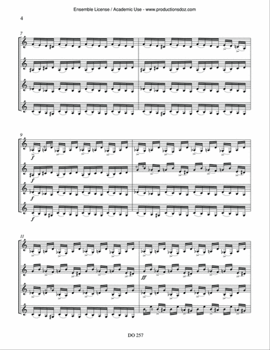 Objets futiles Objets futiles Guitar Ensemble scores gallery preview page 4