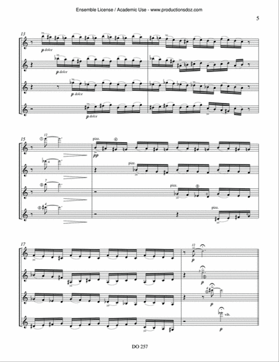 Objets futiles Objets futiles Guitar Ensemble scores gallery preview page 5