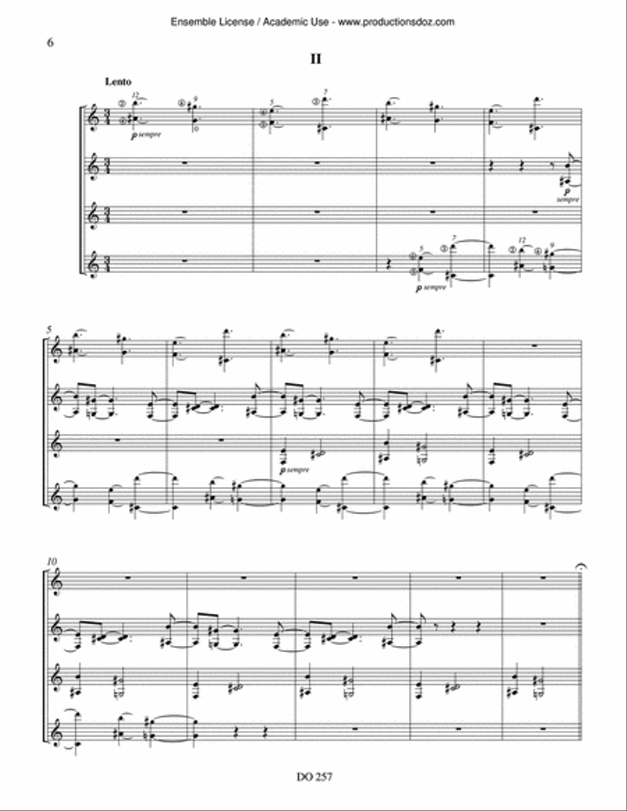 Objets futiles Objets futiles Guitar Ensemble scores gallery preview page 6