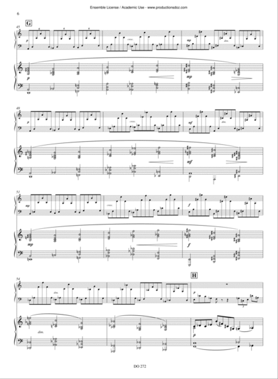Concerto for marimba op. 61 (pno red) Piano scores gallery preview page 6