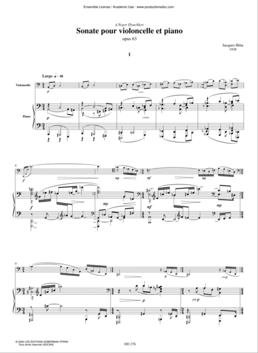 Sonate op. 63 Sonate op. 63 Piano Accompaniment scores gallery preview page 3