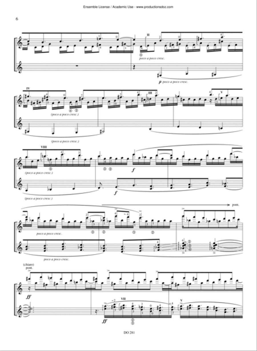 Canticles Canticles Classical Guitar scores gallery preview page 6