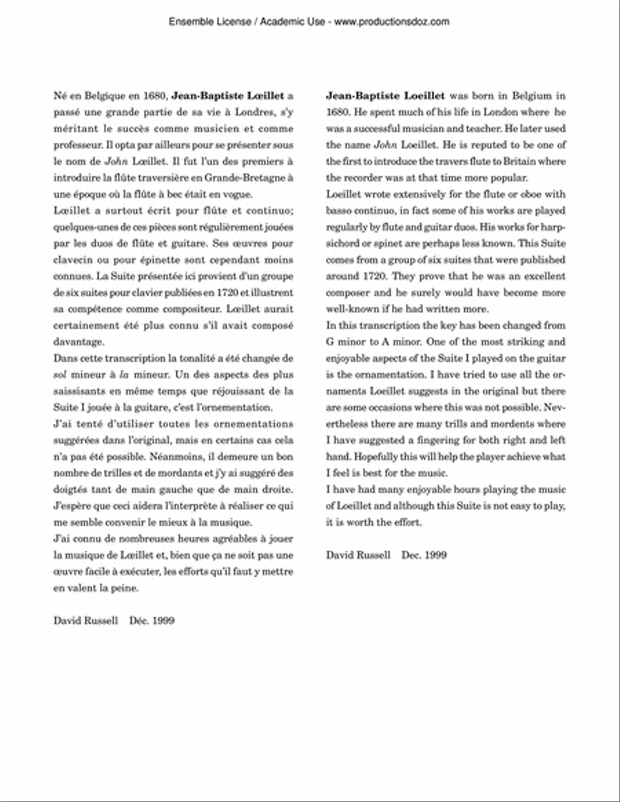 Suite I Suite I Classical Guitar scores gallery preview page 3