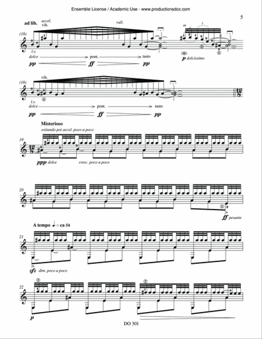 Comme une Saudade Comme une Saudade Classical Guitar scores gallery preview page 5