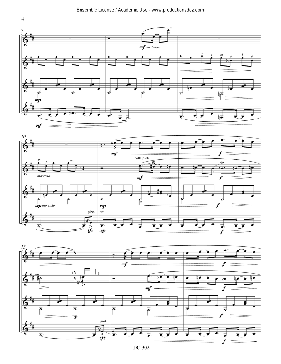 Carré d'as Carré d'as Guitar Ensemble scores gallery preview page 4