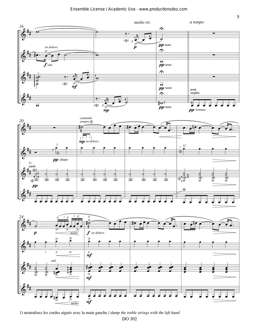 Carré d'as Carré d'as Guitar Ensemble scores gallery preview page 5