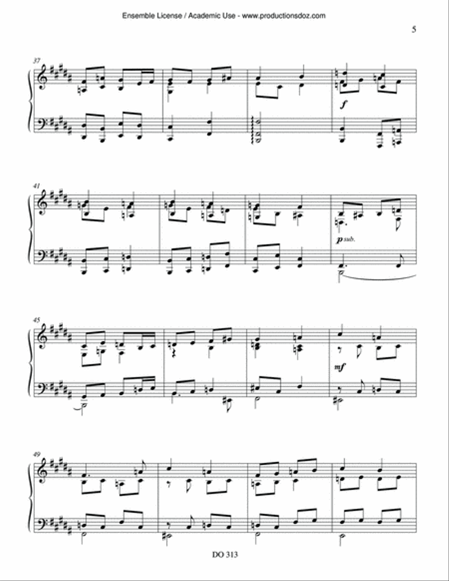 Corps de lumière Corps de lumière Piano Solo scores gallery preview page 4