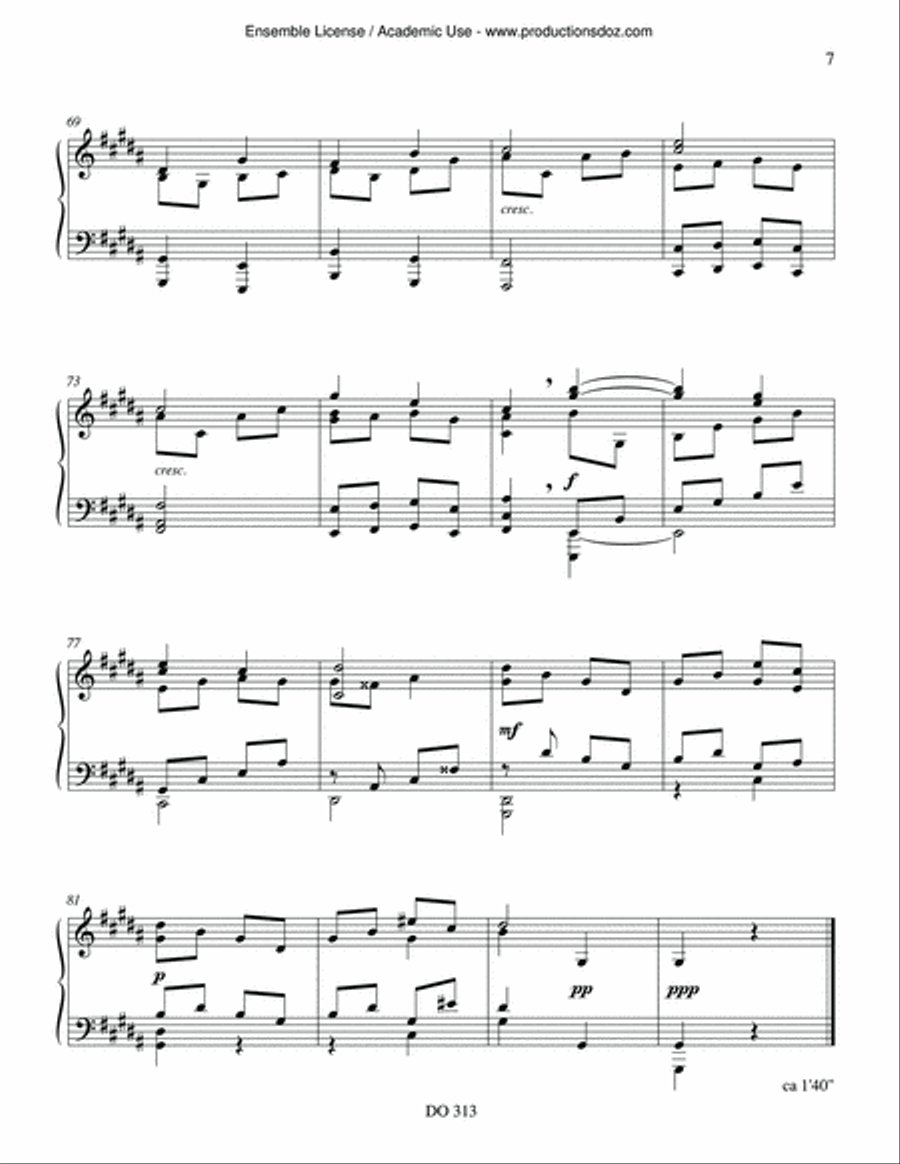 Corps de lumière Corps de lumière Piano Solo scores gallery preview page 6