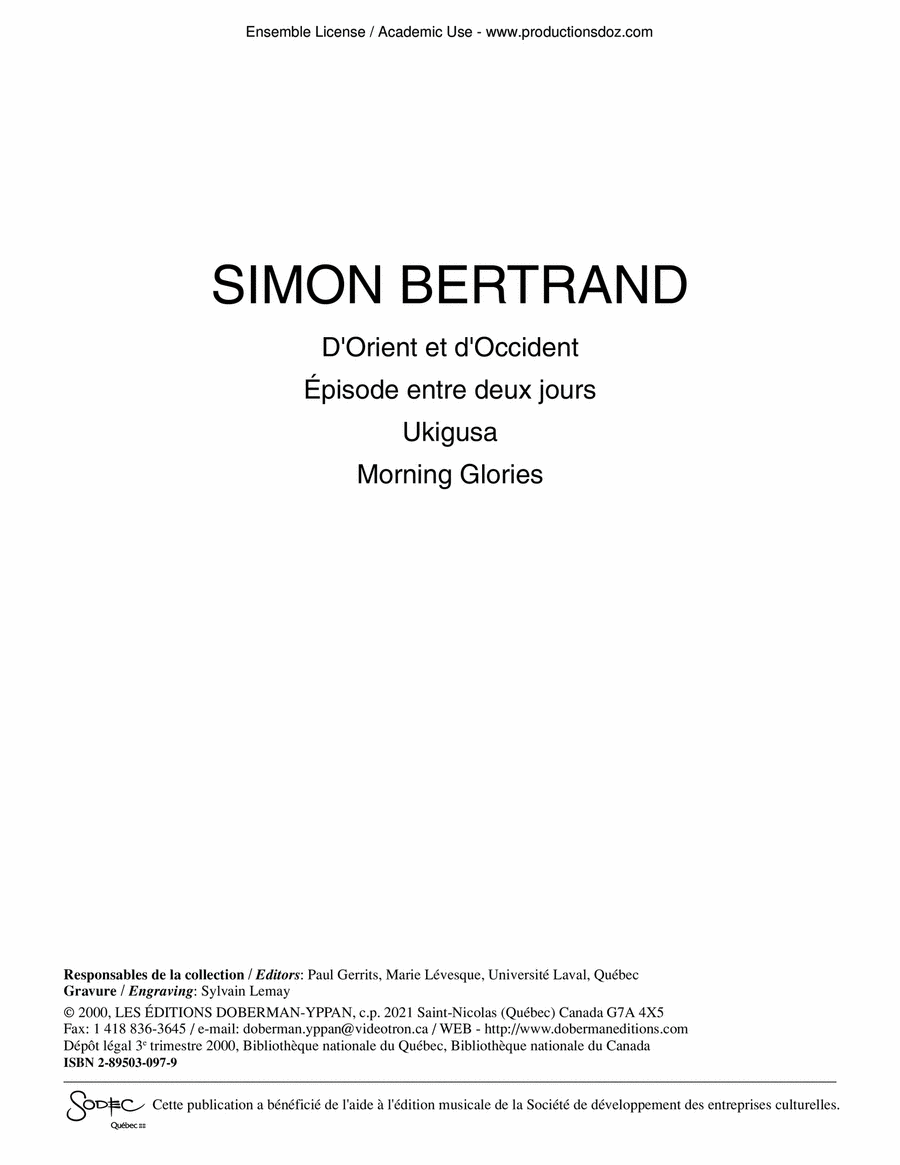 D'Orient et d'occident D'Orient et d'occident Flute Solo scores gallery preview page 1