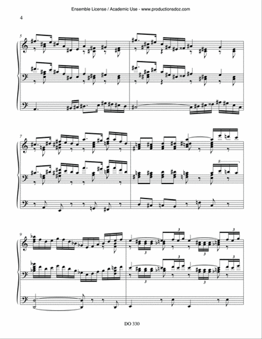 Et le Verbe s'est fait chair Organ scores gallery preview page 4