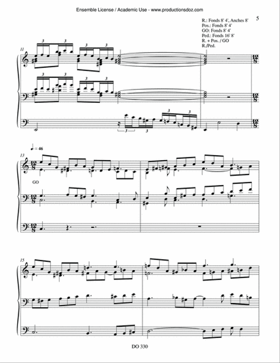 Et le Verbe s'est fait chair Organ scores gallery preview page 5