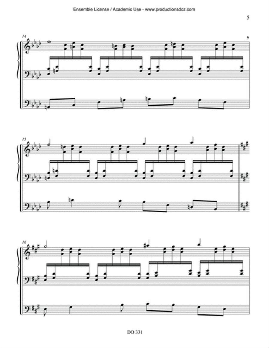 Orah Orah Organ scores gallery preview page 5
