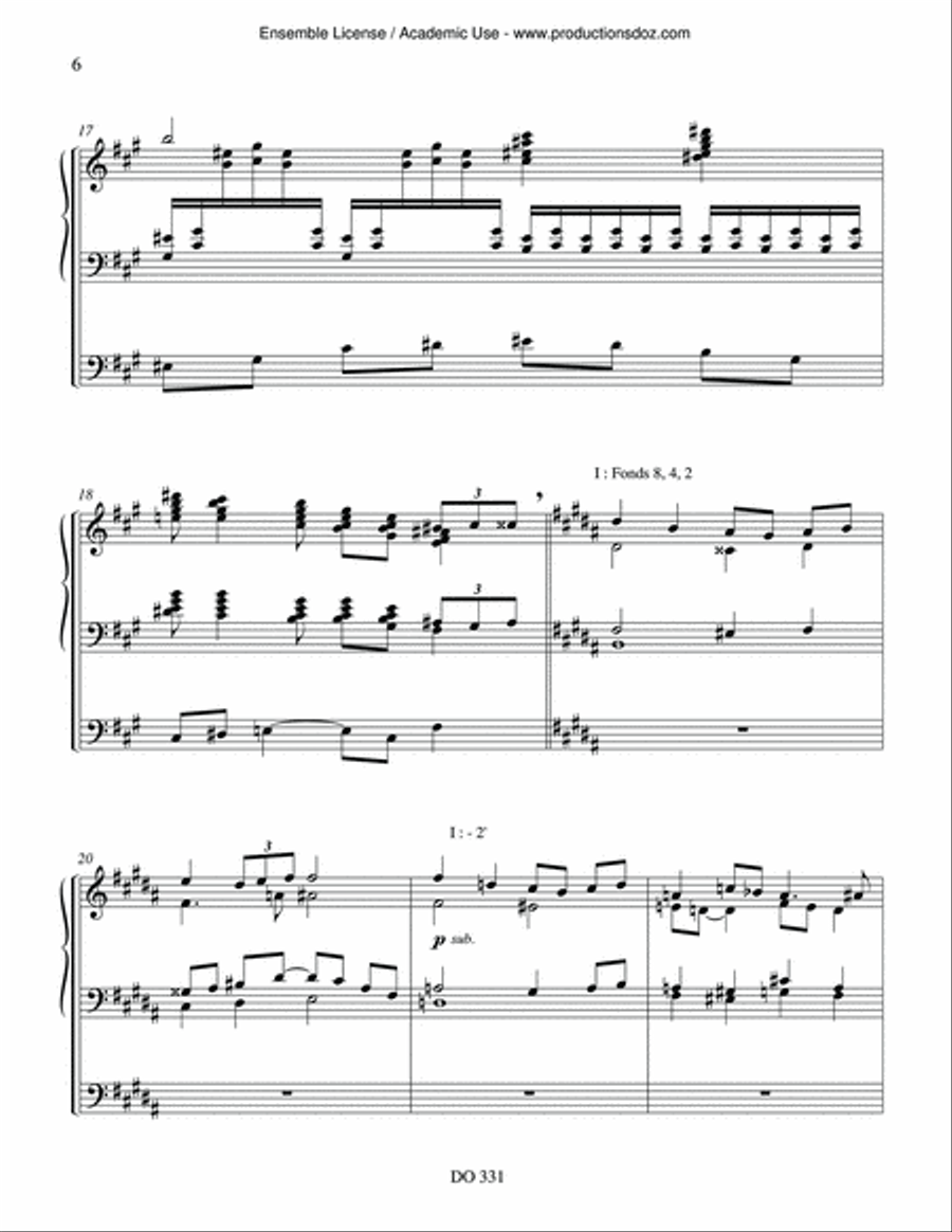 Orah Orah Organ scores gallery preview page 6