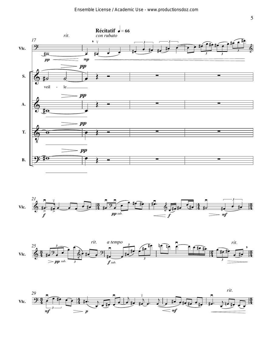 Le rameau de soie Le rameau de soie Choir scores gallery preview page 5