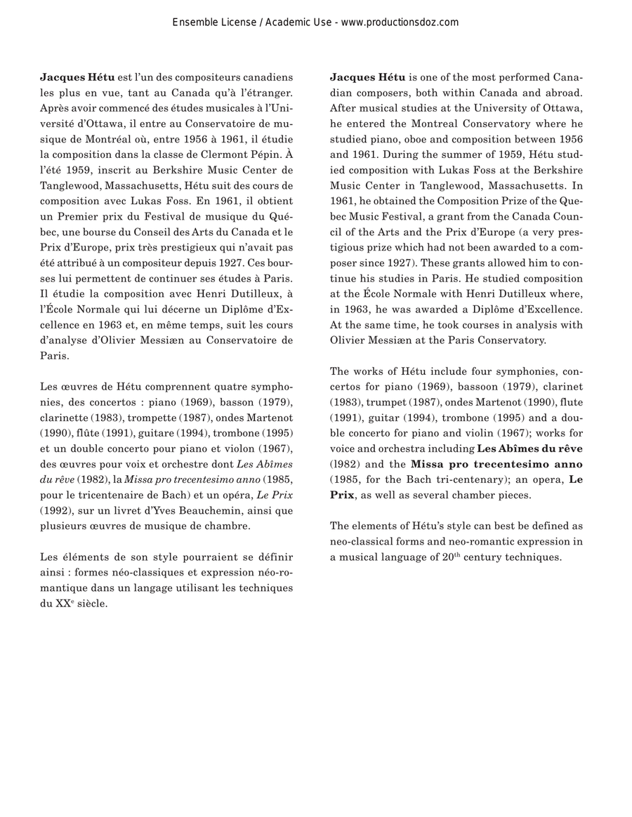 Petite fanfare pour Lanaudière Orchestra scores gallery preview page 2