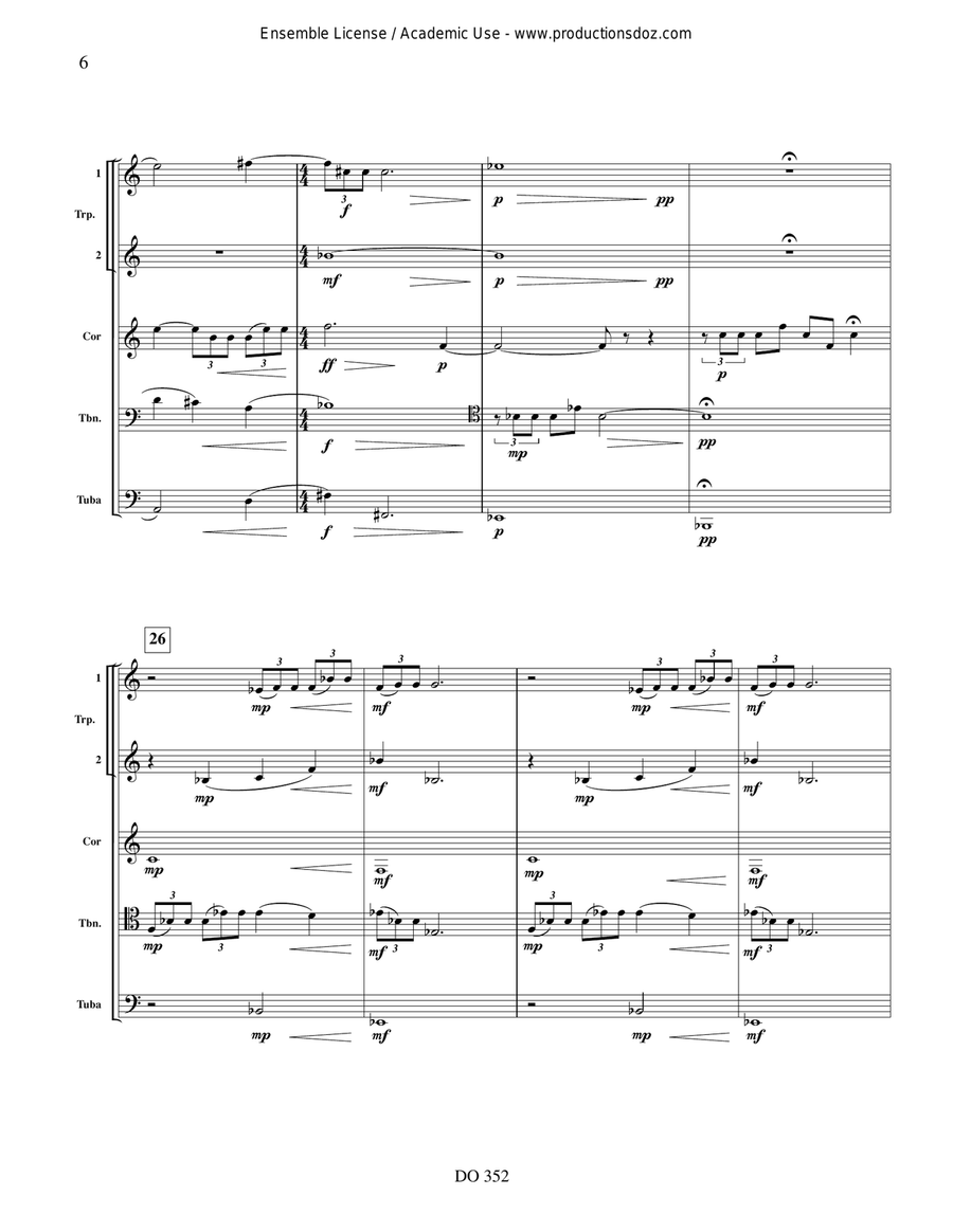 Petite fanfare pour Lanaudière Orchestra scores gallery preview page 6