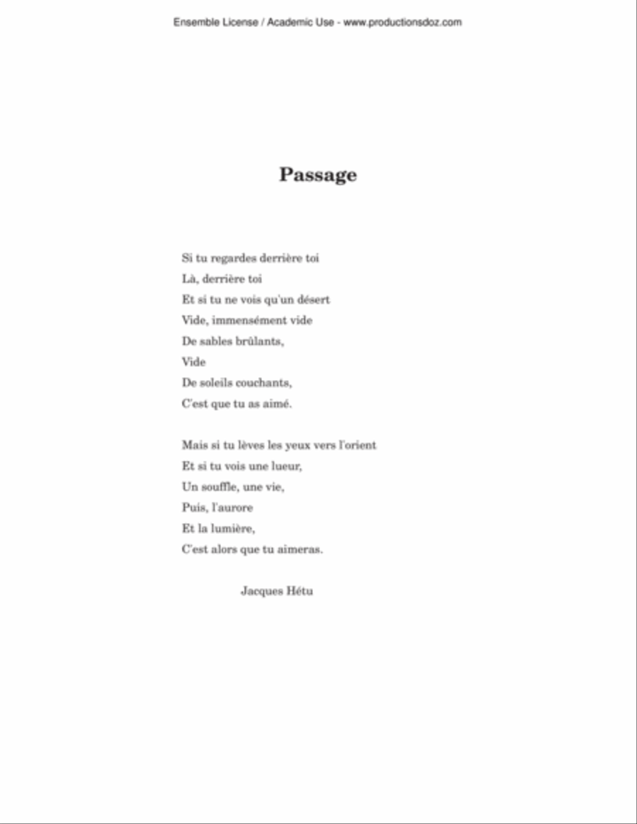 Passage op. 65 Passage op. 65 Choir scores gallery preview page 2