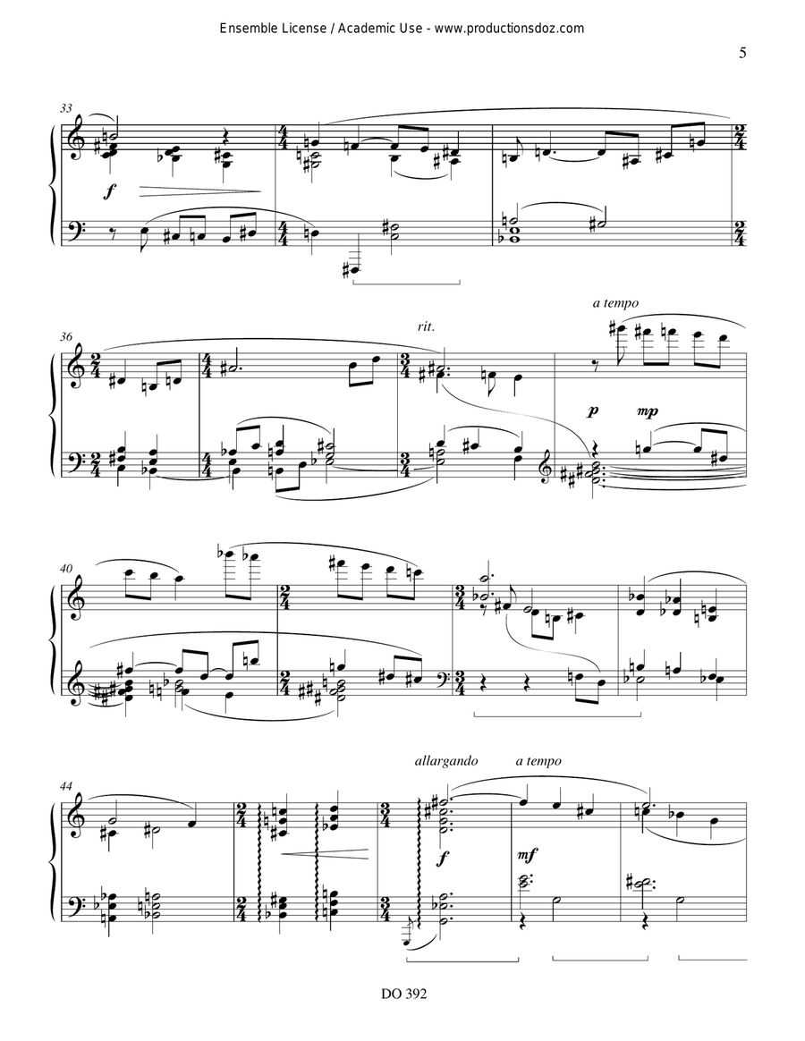 Sonate no. 2, op. 5 Sonate no. 2, op. 5 Piano Solo scores gallery preview page 4