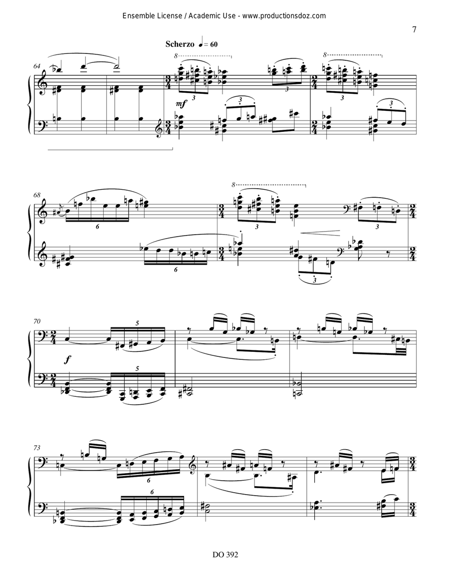 Sonate no. 2, op. 5 Sonate no. 2, op. 5 Piano Solo scores gallery preview page 6