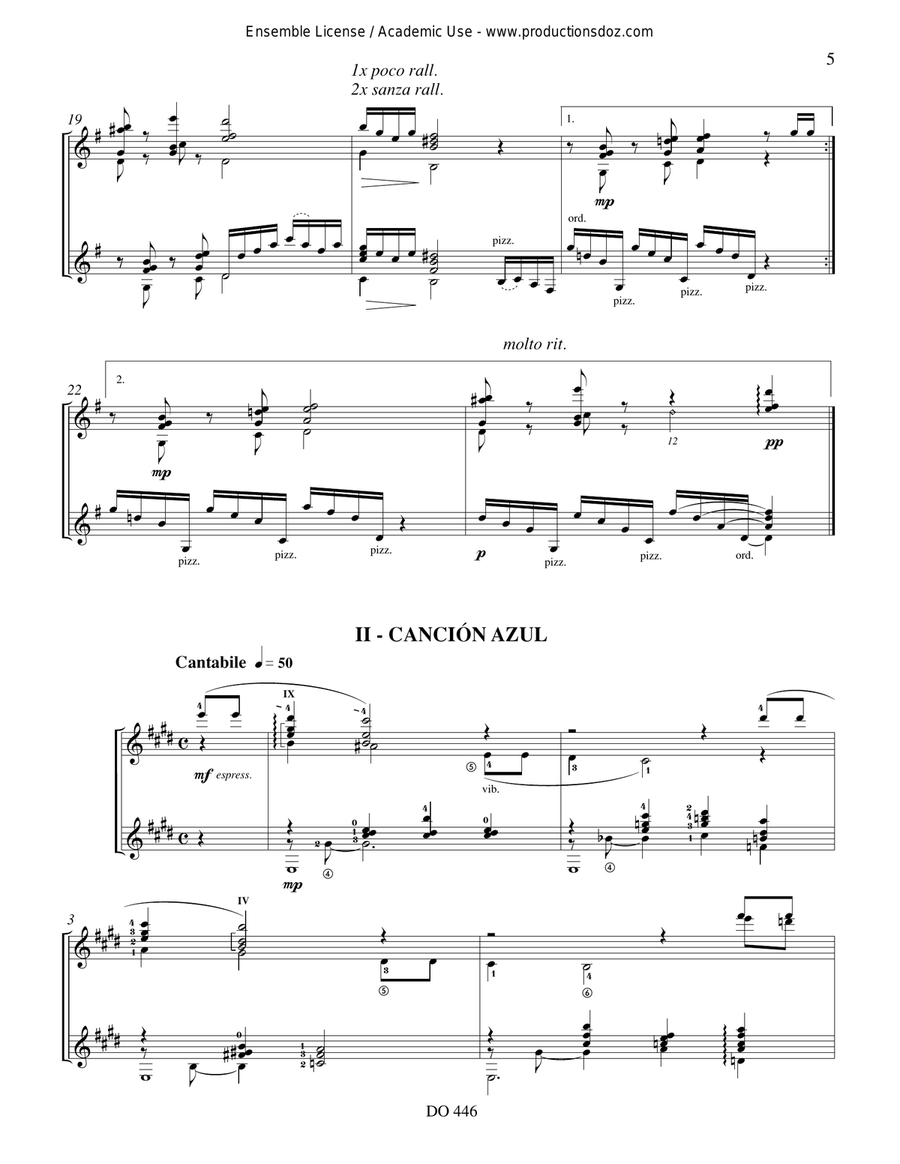 Sonatina Tropical Sonatina Tropical Classical Guitar scores gallery preview page 5