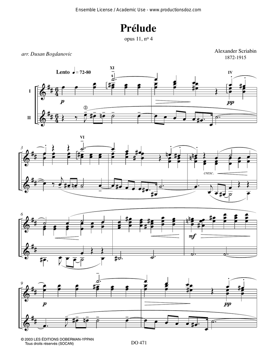 Huit préludes Huit préludes Classical Guitar scores gallery preview page 2